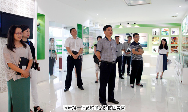 浏阳经开区党工委委员、管委会副主任伍建明一行莅临半岛在线,半岛在线（中国）调研