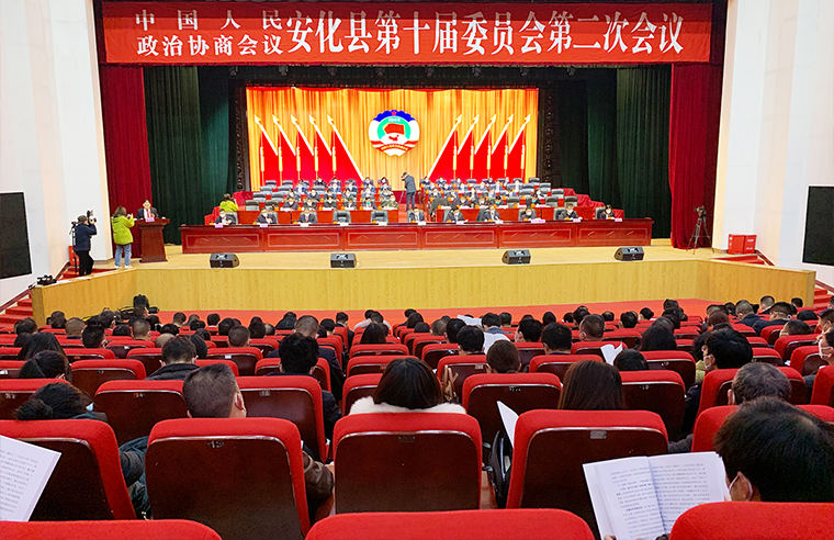 安化县政协委员、半岛在线,半岛在线（中国）副总经理胡武安参加政协安化县第十届委员会第二次会议